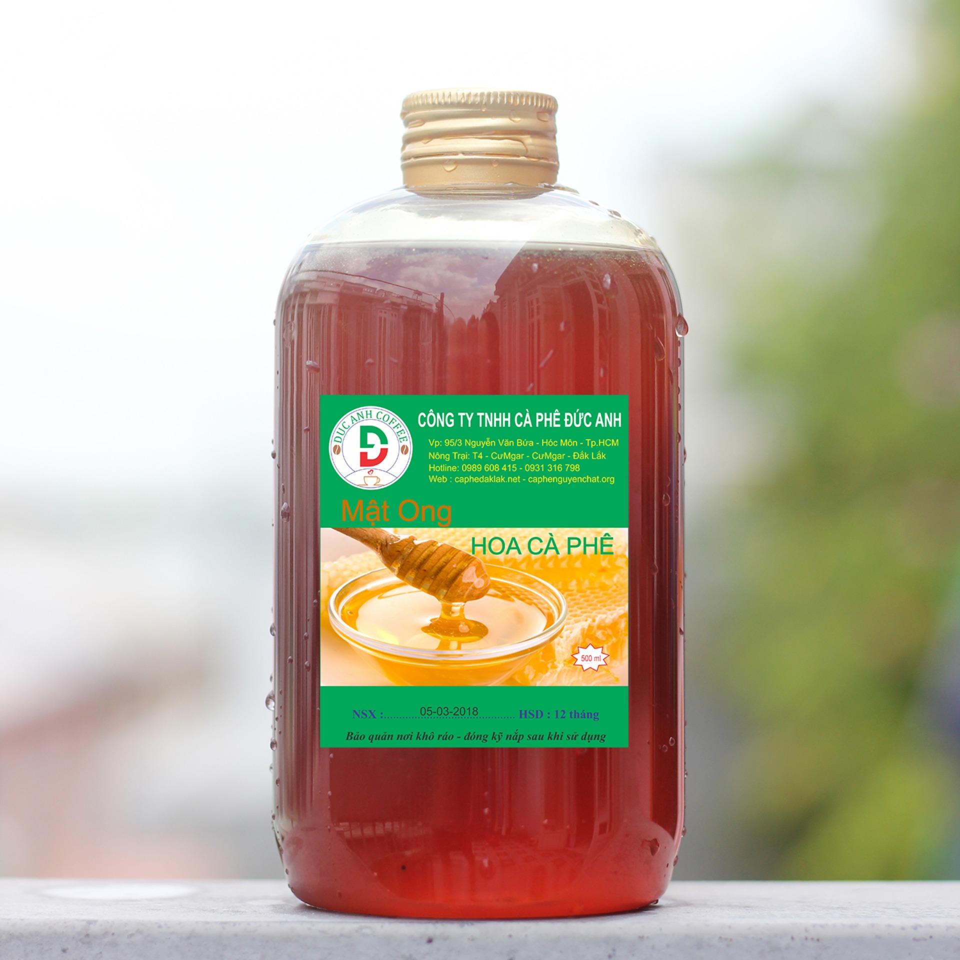 700g mật ong nguyên chất hoa cà phê tương đương 500ml - mật ong họ hồ thuộc công ty tnhh cà phê đức anh