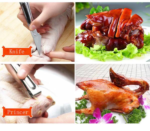 Sét 2 nhíp nhổ lông gà-vịt đa năng