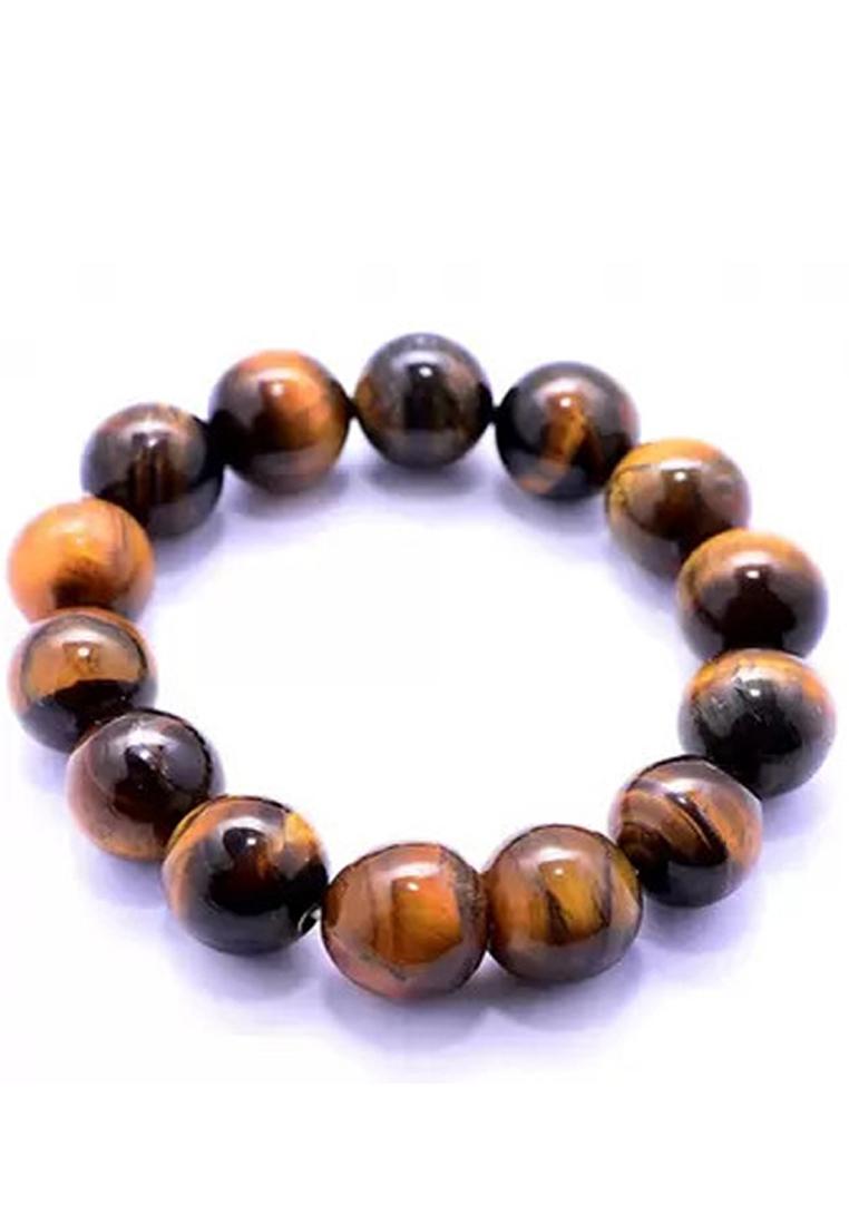Vòng tay đá phong thủy mắt hổ 6