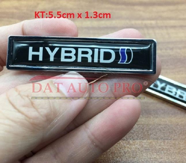 Tem nổi kim loại 3d hybrid sport mạ crom...
