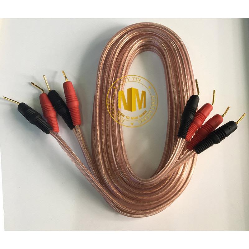 Bộ dây loa monster xp đầu jack mỏ chim 2m