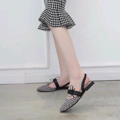 Giày sandal bít mũi quai ngang 1p
