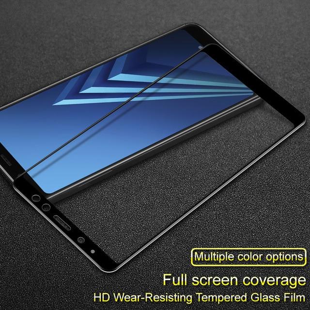 Kính cường lực Samsung A8 2018 Đen (Full Màn, Full Keo)