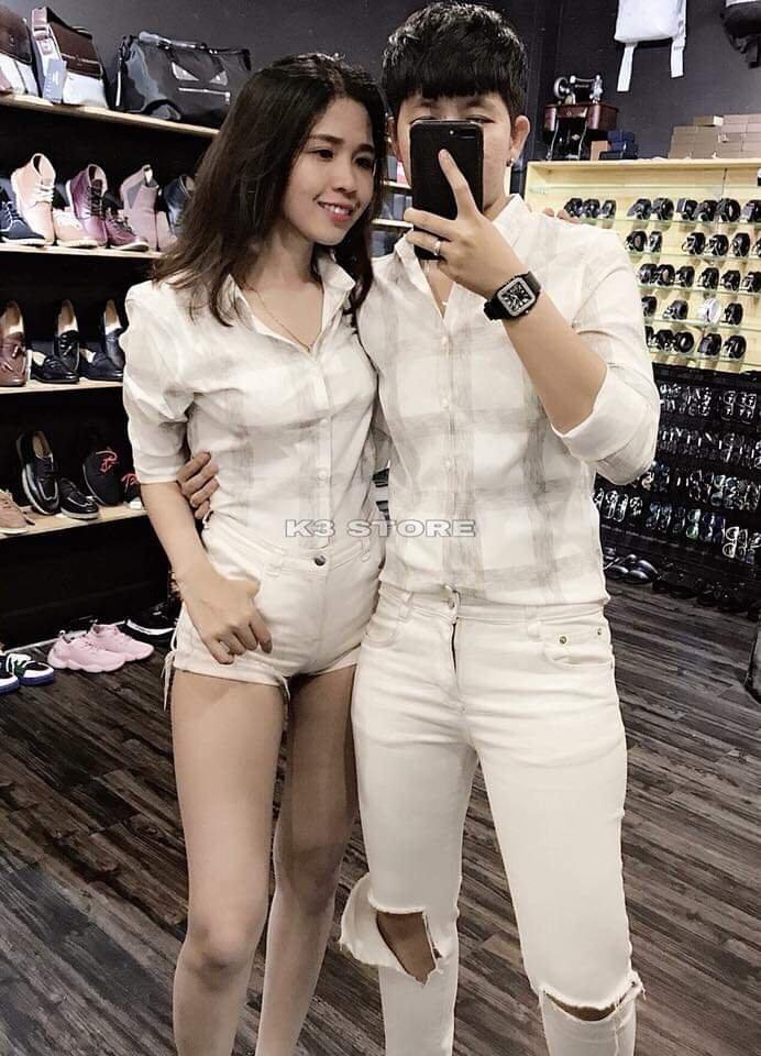 Sơ mi lụa trơn không nhăn trẻ trung