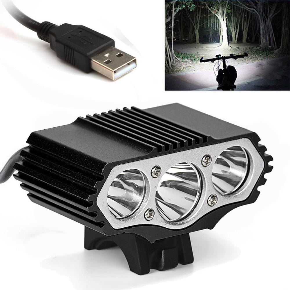 Solarstorm 12000Lm 3 x XM-L T6 LED 4-Mode Bicycle Light Headlamp+Battery 4*18650