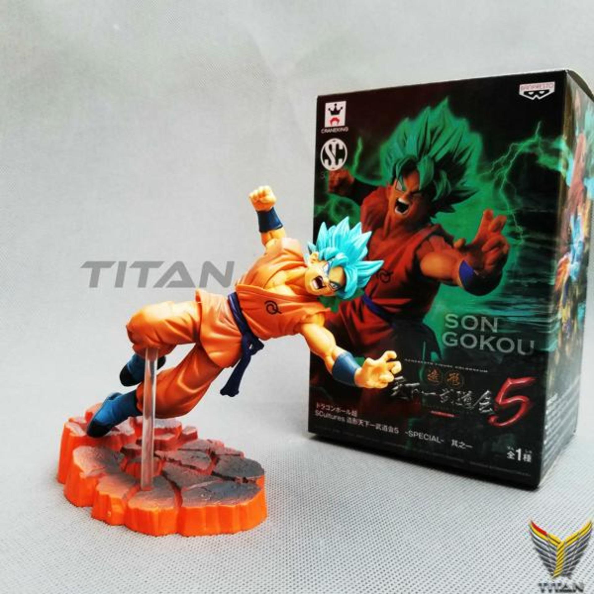 Mô hình songoku blue. - dragonball