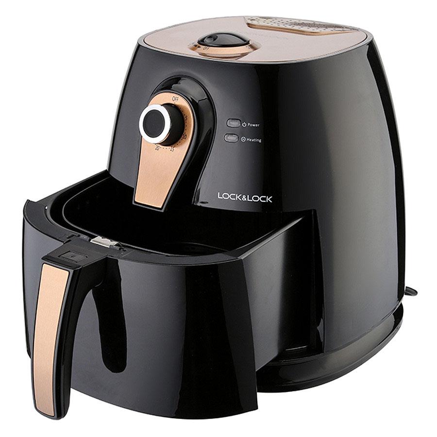 Nồi chiên không dầu lock&lock eco fryer ejf137fu 3l 1400w - bảo hành toàn quốc