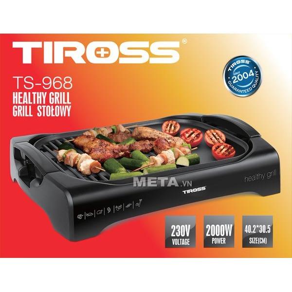 Vỉ nướng điện tiross ts968