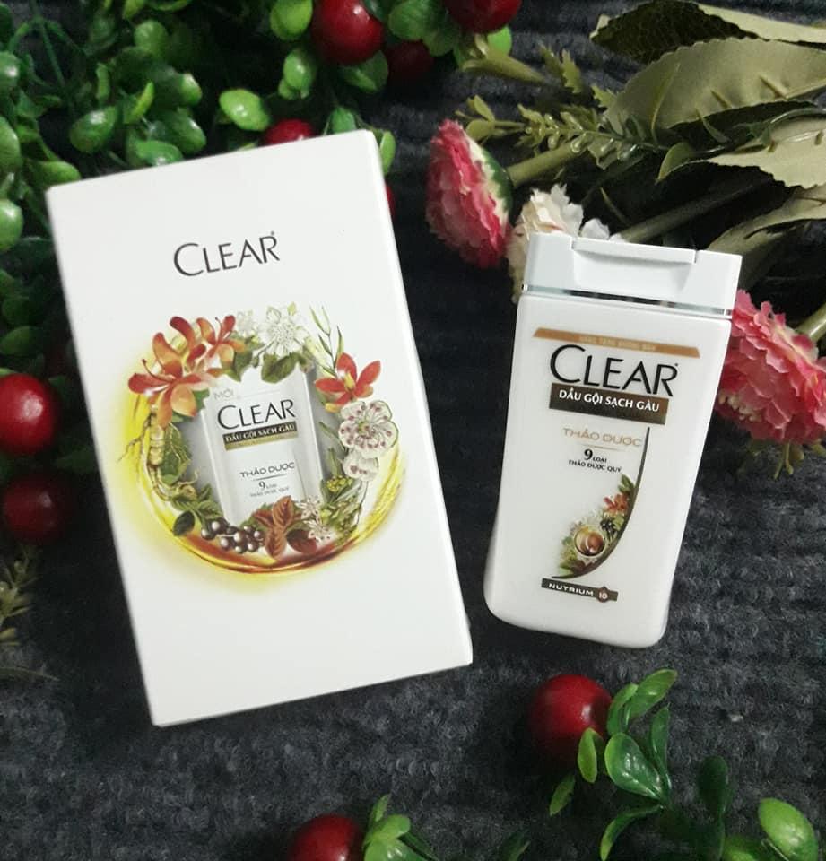 Combo 2 chai dầu gội clear thảo dược - 50gr