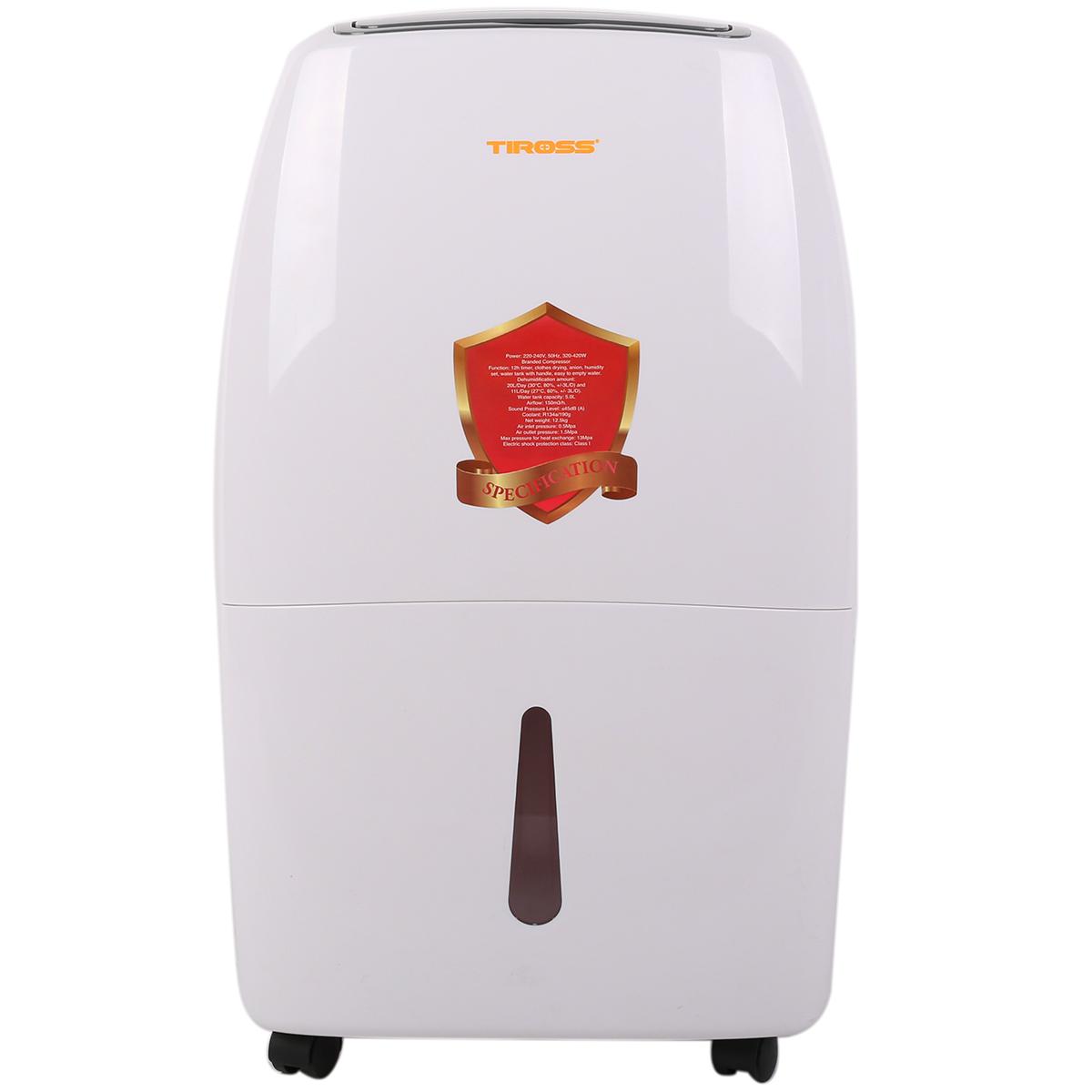 [Trả góp 0%]Máy Hút Ẩm Tiross TS887 360W (Trắng)