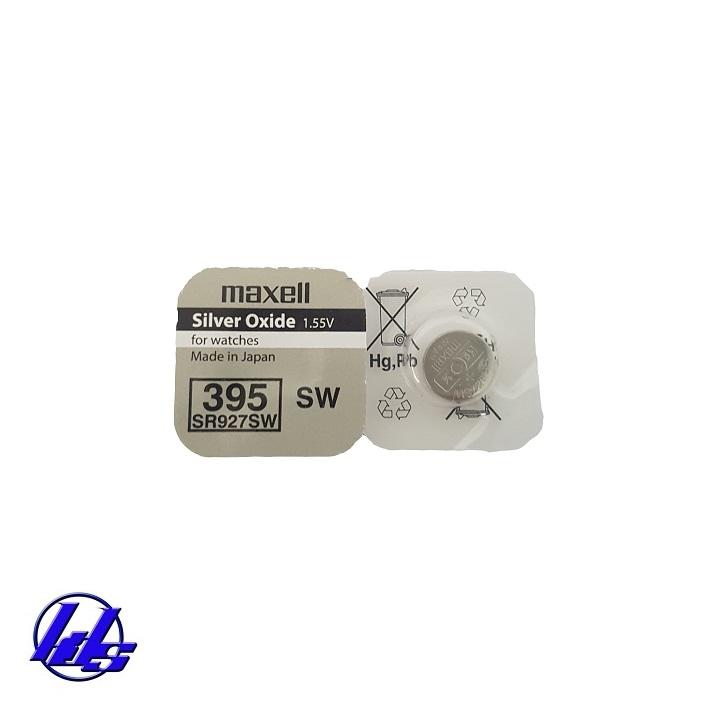 Pin đồng hồ đeo tay maxell sr927sw/395 silver oxide 1.55v - vỉ 1 viên