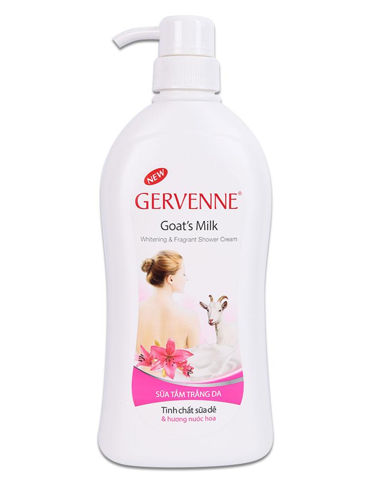Sữa tắm Gervenne trắng da tinh chất sữa dê chai 450g sản phẩm tốt chất lượng cần thiết cho gia đình bạn