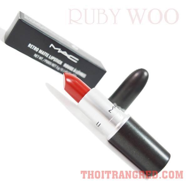 SON MÔI MAC RUBY WOO - ĐỎ THUẦN