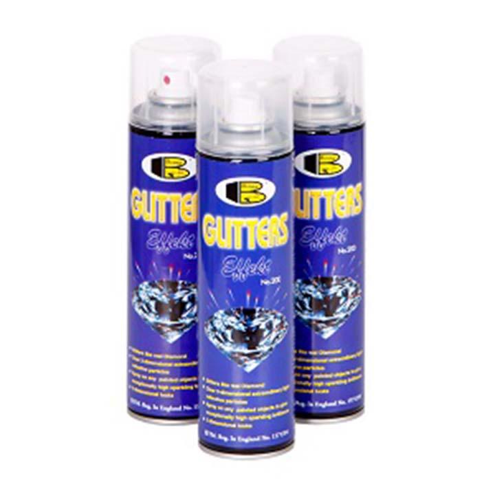 Sơn xịt phản quang ( Sơn bóng có kim tuyết màu) GLITTERS EFFEKT Bonsy