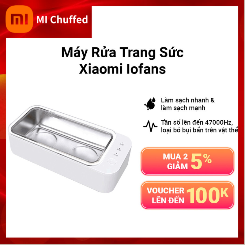 Lofans máy rửa trang sức xiaomi lofans bằng sóng siêu âm - chất lượng cao model cs602 youth edition hiệu quả cao cho tất cả loại trang sức tối ưu cho hệ thống làm sạch sáng ngọc trinh