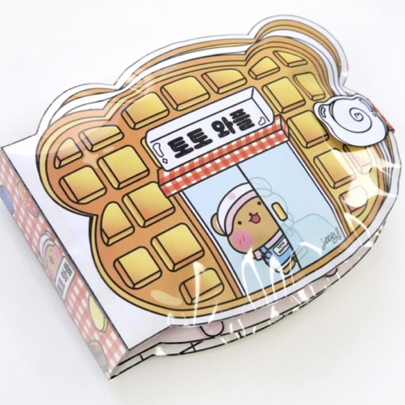 Squishy giấy cửa hàng bánh quế của búp bê giấy Toto Doll House