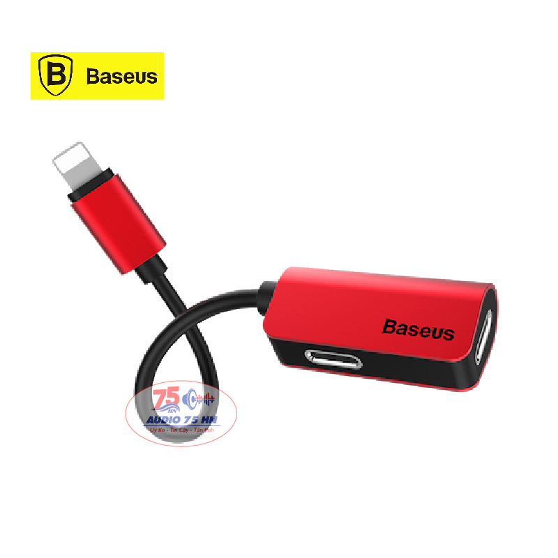 Bộ chia cổng lightning baseus l37 cho iphone 7/ iphone 8/ iphone x/iphone 11