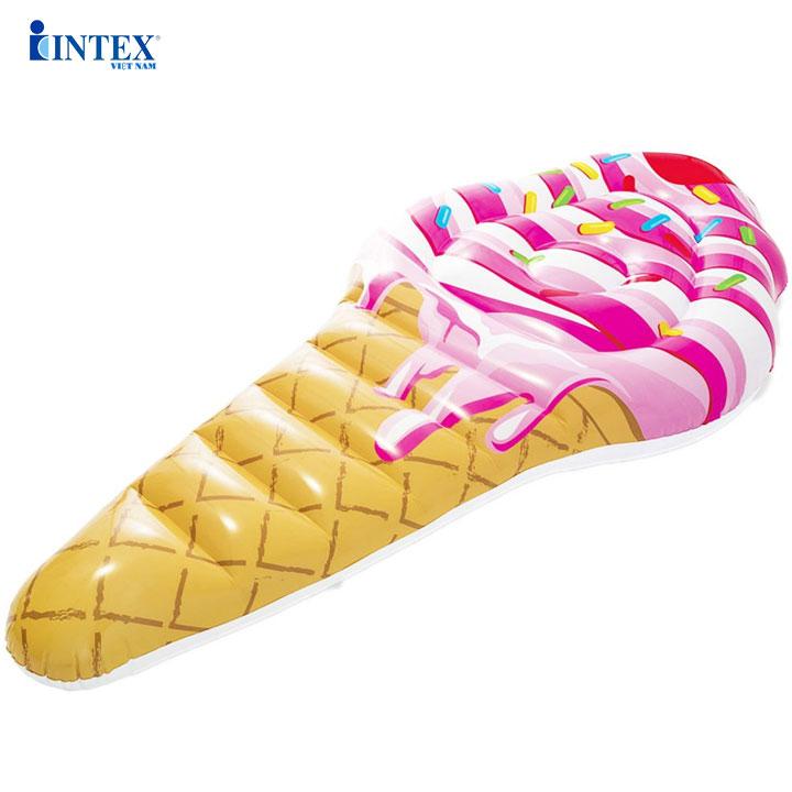Phao bơi Kem ốc quế khổng lồ INTEX 58762 - Phao bơi cho bé, Phao bơi trẻ em, người lớn, phao hình