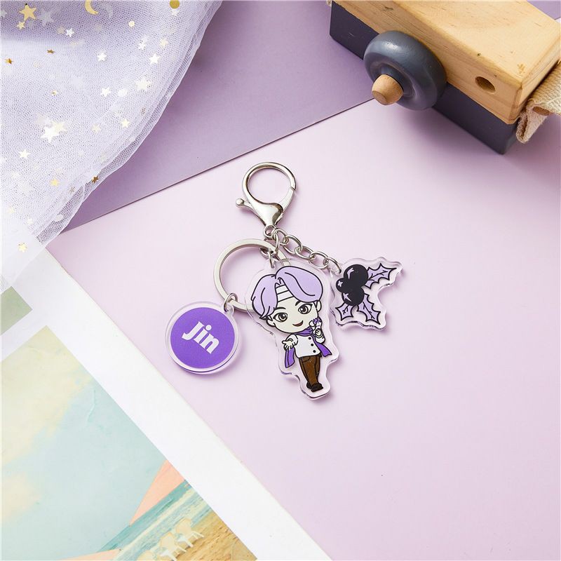 Móc khóa hình bts