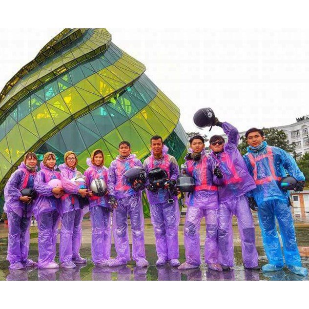 Bộ quần áo mưa Phượt sử dụng nhiều lần A2