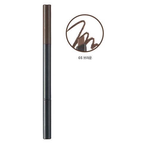 [HCM]Chì Kẻ Mày Định Hình 2 Đầu The Face Shop Designing Eyebrow Pencil 3g #03 Brown