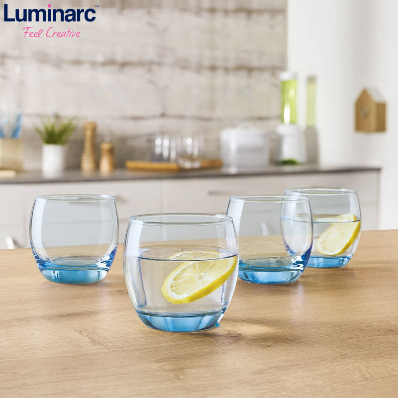 Bộ 6 ly thấp thủy tinh Luminarc Salto Ice Blue 320ml J1584