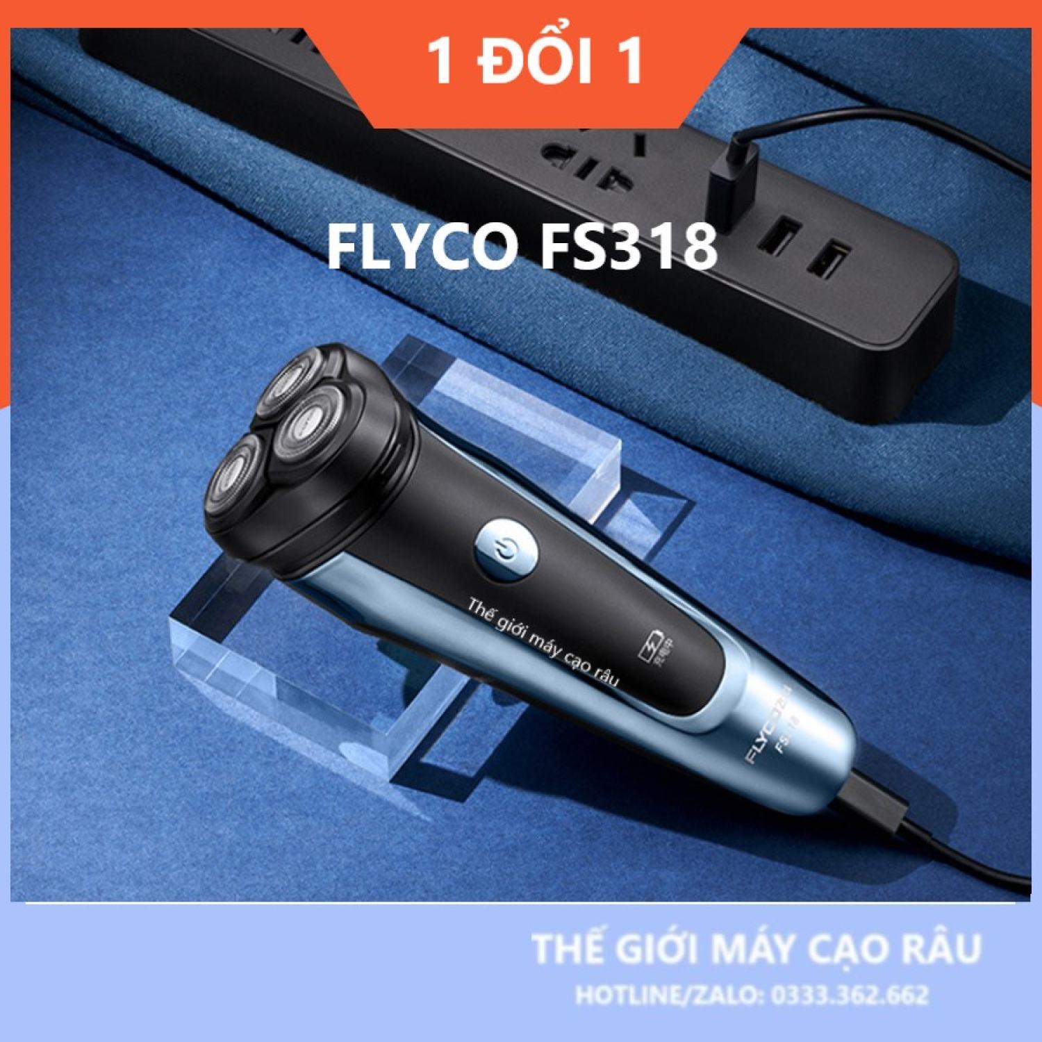 Máy cạo râu flyco fs318/fs317/fs316 chống nước, cao cấp