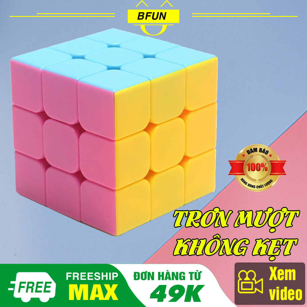 Rubik 3x3- Rubik 3x3 Giá Rẻ, Cục Rubik 3x3, Robik 3x3 Trơn Mượt, Rubix