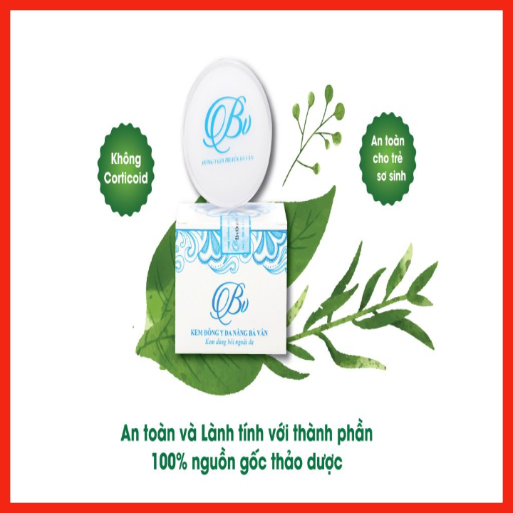 KEM ĐÔNG Y ĐA NĂNG BÀ VÂN kem tri hăm rôm sẫy cho bé 10g bảo vê an toàn cho da bé