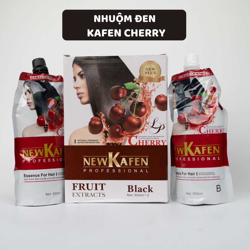 Nhuộm phủ bạc NewKafen cao cấp, ĐEN