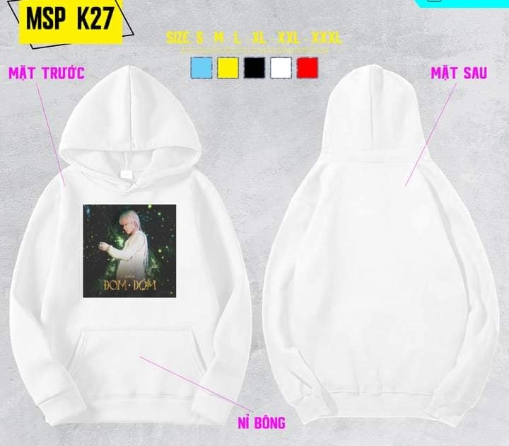 áo Hoodie Jack Cho Fan Đóm , áo Đom Đóm in theo yêu cầu