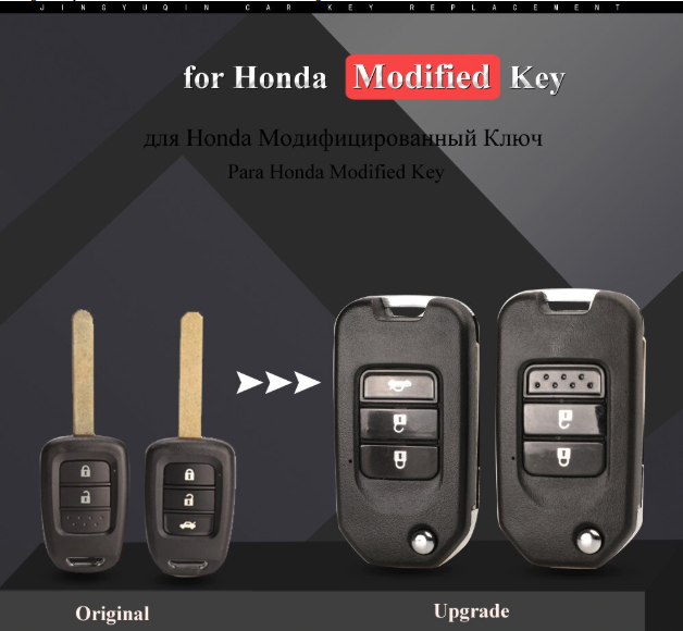 Vỏ chìa khóa thay thế Ô tô HonDa Gập
