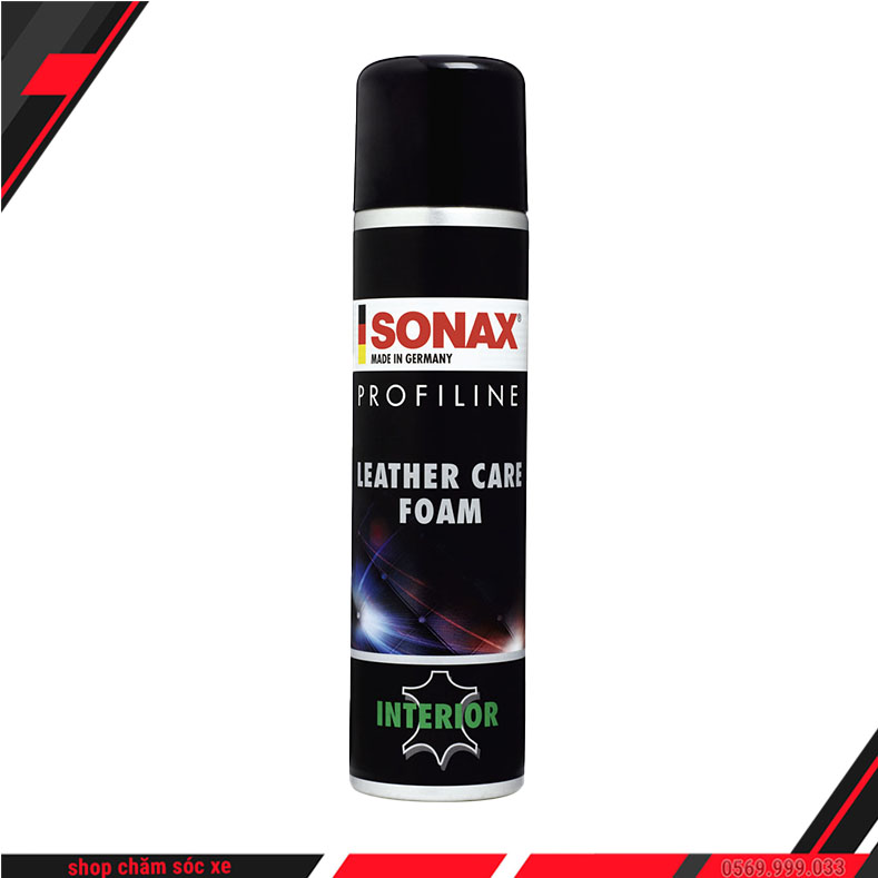 Bọt Vệ Sinh Và Bảo Dưỡng Ghế Da Xe Ô Tô Sonax 400ml