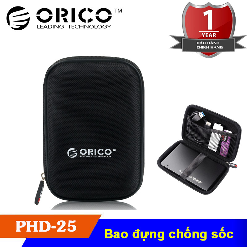 Túi chống sốc ổ cứng orico phd-25 ssd/hdd 2.5"