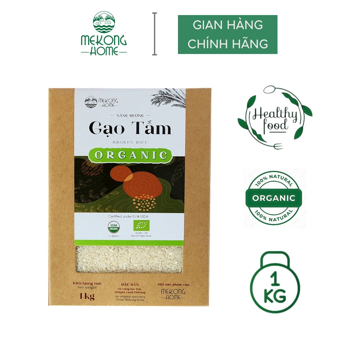 Gạo Tấm Nàng Hương thơm dịu, ngọt nhẹ, cơm rời và mềm vừa phải - 1kg