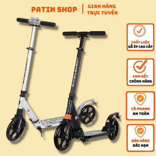 Xe Scooter Người Lớn Centosy/ALS-A5S, xe scooter chính hãng cao cấp, có phanh tay, giảm sóc, điều chỉnh được chiều cao, gấp gọn tiện lợi