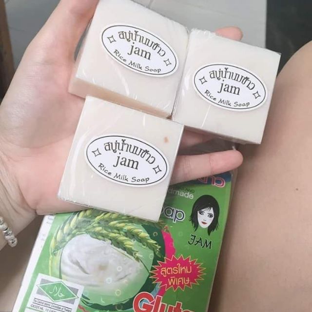 Xà phòng cám gạo Thái Lan Giúp Cho da trắng sạch mụn