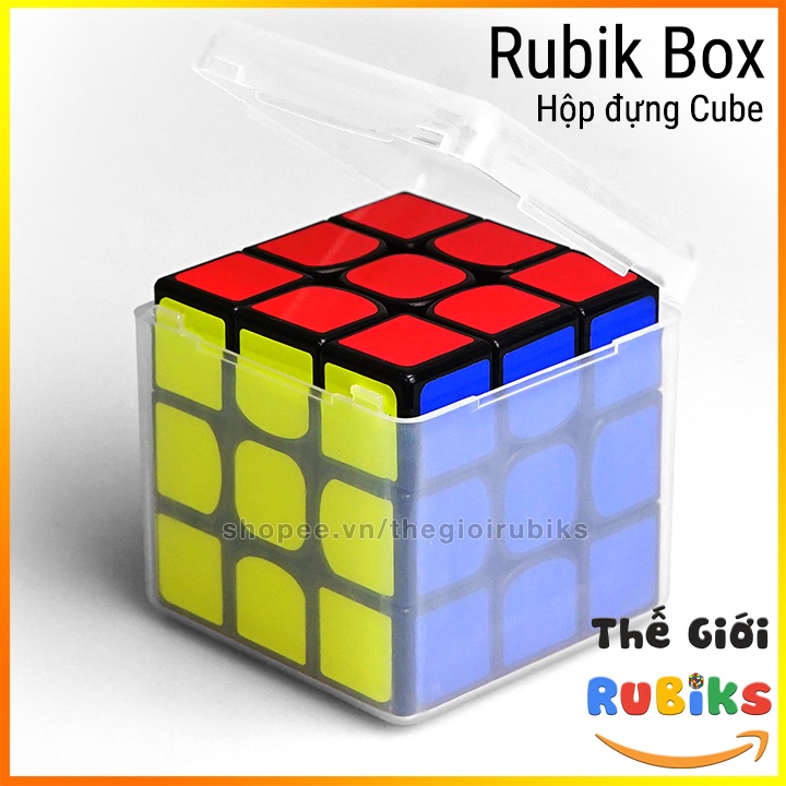 Hộp Đựng Rubik 3x3 Trong Suốt Cho Cube 57mm GAN 12 Maglev, GAN 12 M Leap, GAN 11 M Pro, Duo, WRM 2021, XS, Tornado V2 M