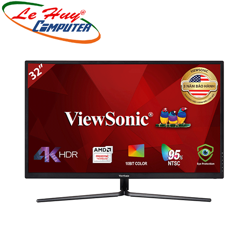 [Trả góp 0%]Màn hình máy tính Viewsonic VX3211-4K-MHD 32 inch 4K UHD