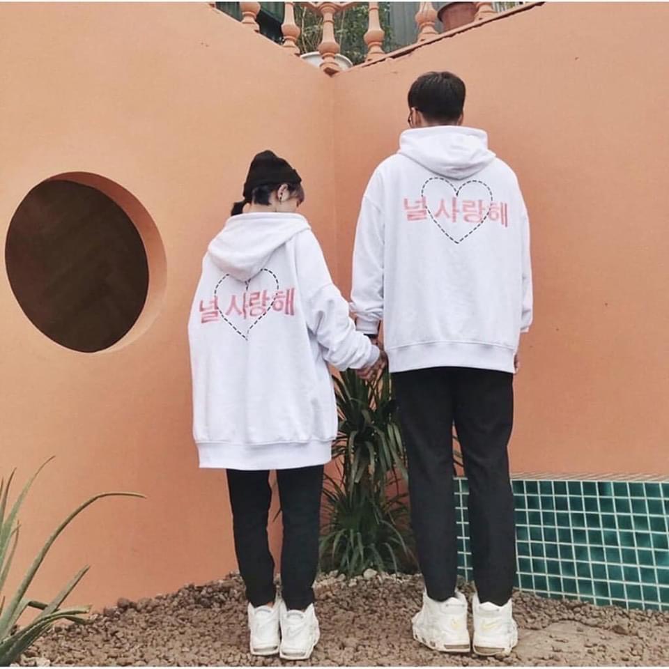 [HCM]ÁO KHOÁC HOODIE NAM NỮ CẶP ĐÔI TINH YÊU ANH ĐÀO