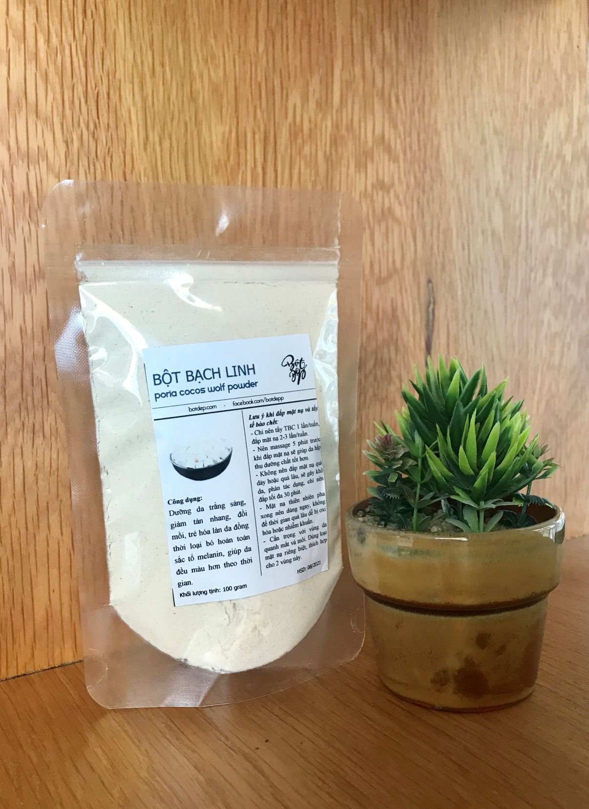 Bột bạch phục linh 100gr