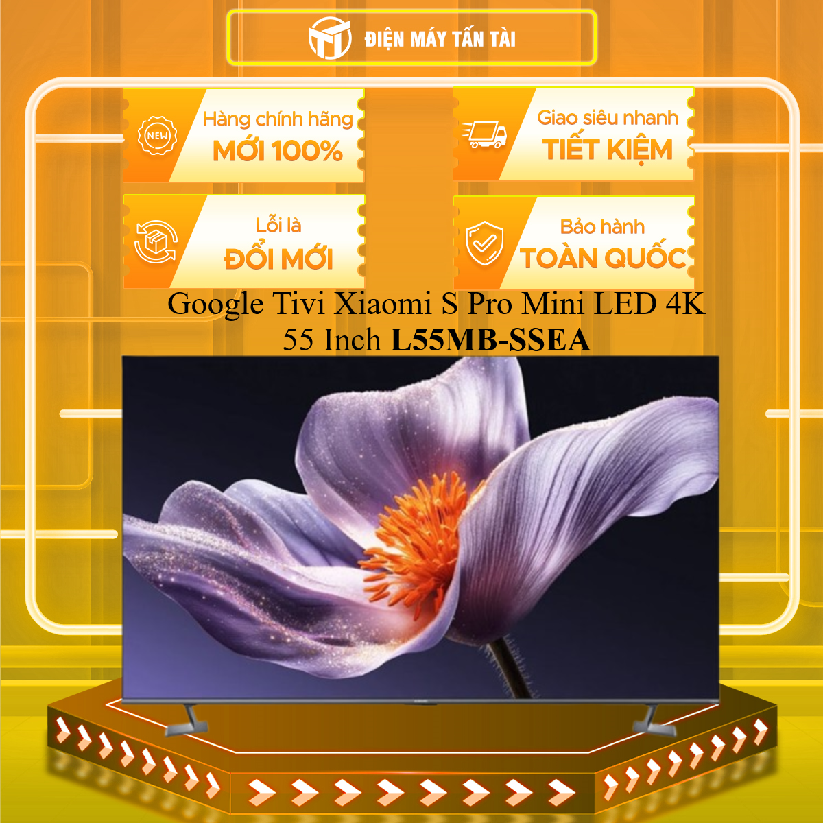 Google Xiaomi Tv S Pro Mini Led 4K 55 Inch L55Mb-Ssea - Genuine Warranty - Free Delivery in Hcm Giá 15,090,000 Đồng*Miễn phí vận chuyển