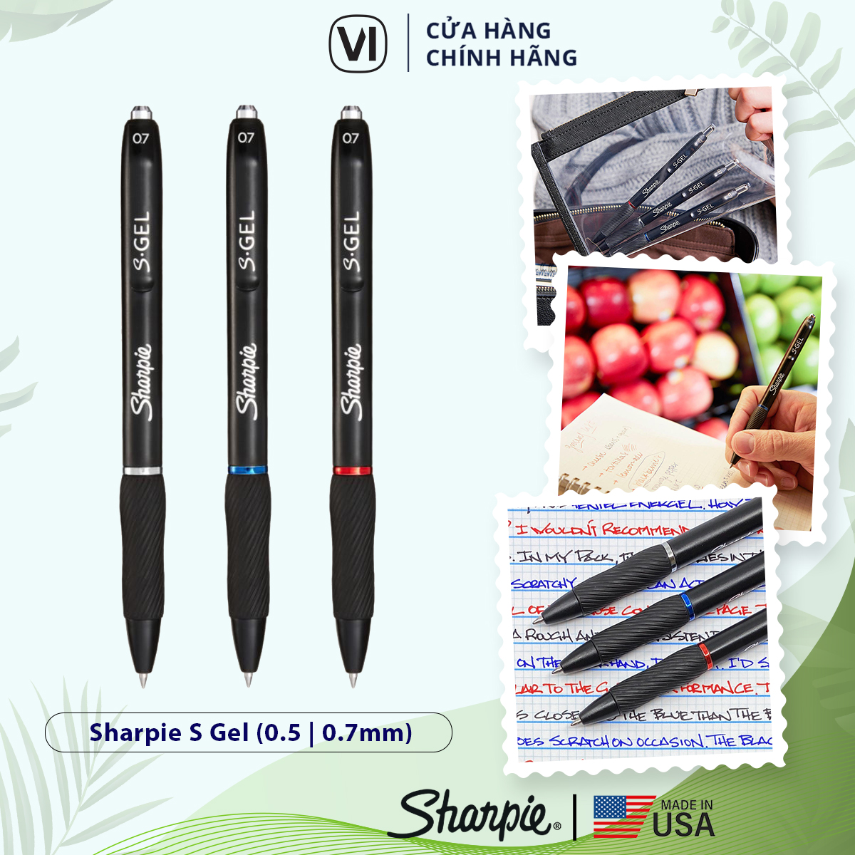 Bút bi gel ký tên cao cấp Sharpie S-Gel Pen