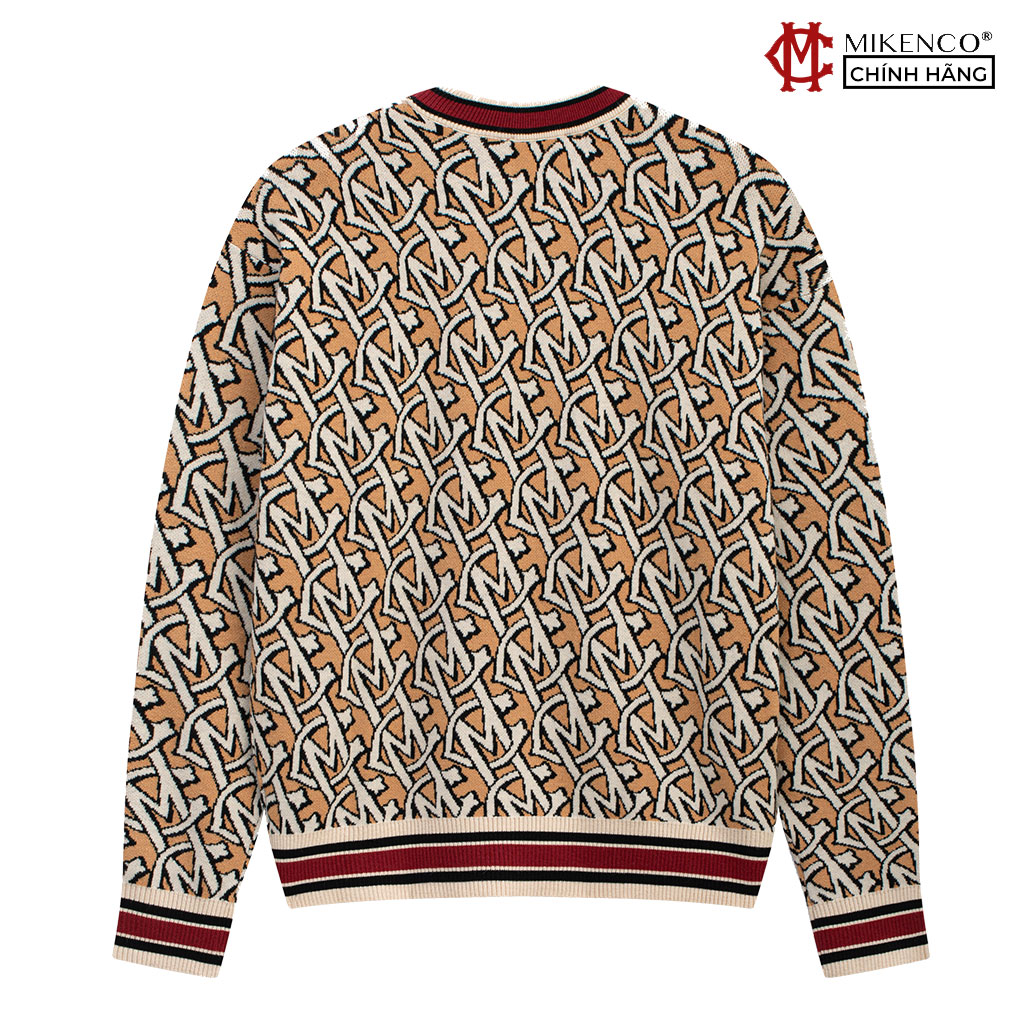 Áo len nam mikenco monogram knitwear s23