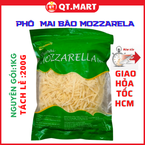 Phomai mozzarella bào sợi "úc, đức"