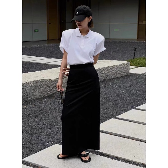 Mir.byHi: Ming skirts - chân váy dáng dài xẻ bên