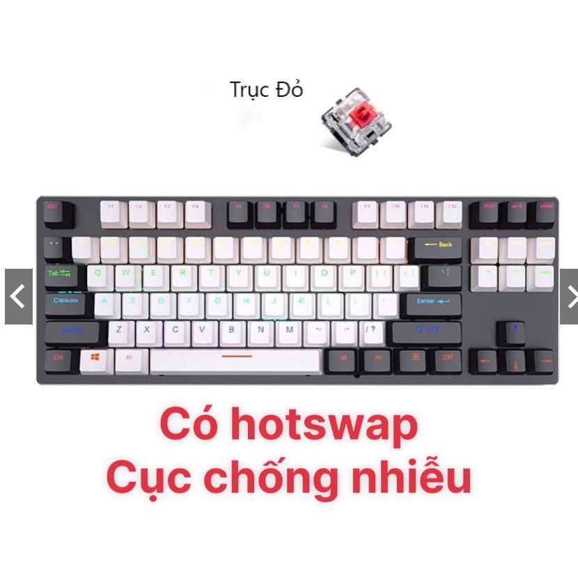 Bàn phím cơ k550 led rgb nhiều chế độ led, ánh sáng 7 màu Ziyoulang chuyên dành cho game thủ, sinh viên, học sinh