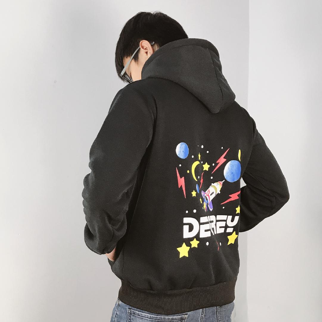Áo hoodie nam nữ in hình vũ trụ DEGREY dẽ thương