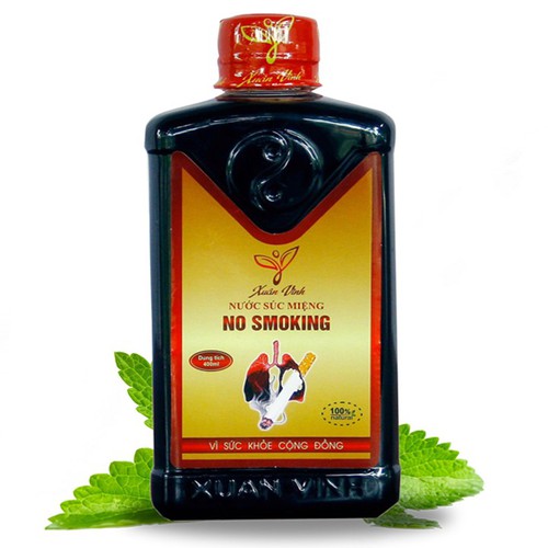 [HCM]Nước súc miệng Xuân Vinh hỗ trợ cai thuoc lá giảm sâu răng