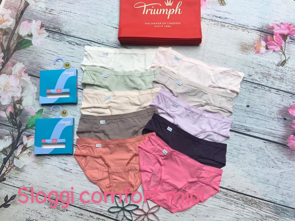 [FREESHIP - 100% HÀNG CHÍNH HÃNG] Quần lót của nữ cotton Triumph Sloggi Comfort Midi nhiều màu
